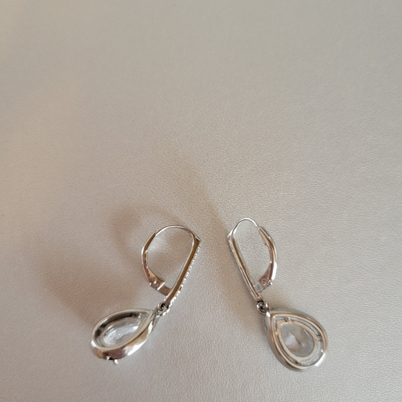 NORDSTROM Cubic Zirconia Drop Earrings - Picture 5 of 5
